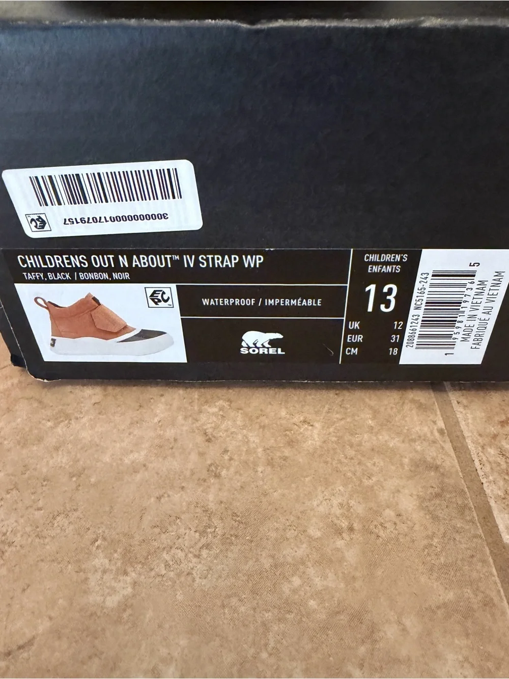 SOREL Kids' Out 'N About IV Strap Waterproof Boots